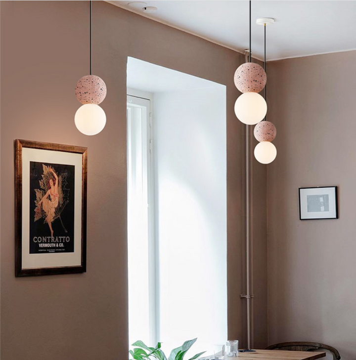 Kitchen Bar Terrazzo Chandelier